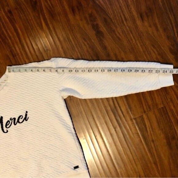 Marc New York Performance Quilted Graphic Sweatshirt Size Medium Graphic Merci - Picture 8 of 9